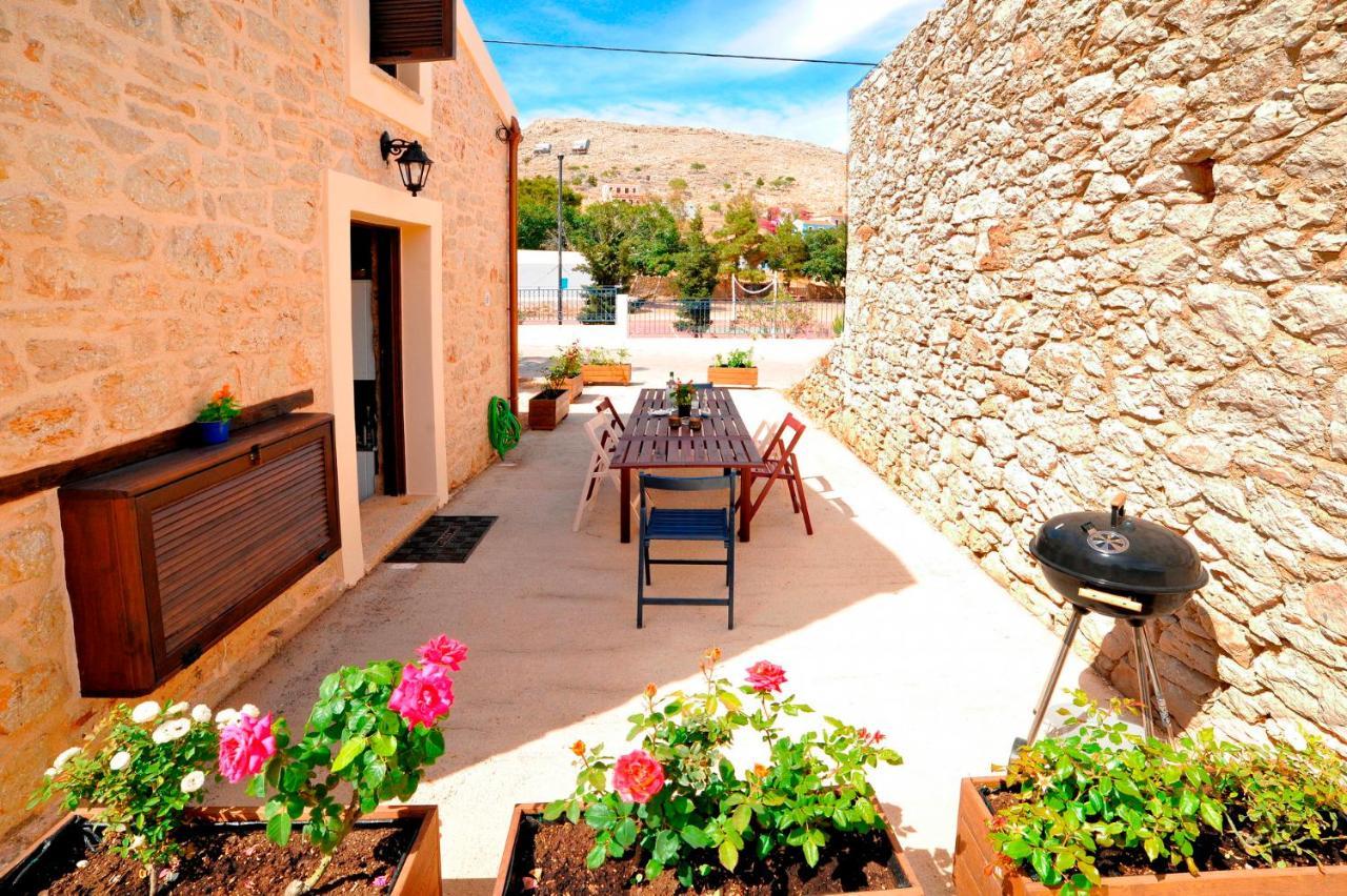 Casa Piedra Villa Halki Island ภายนอก รูปภาพ